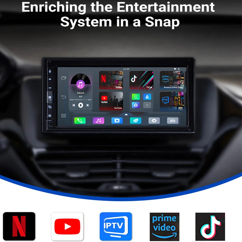 OTTOCAST Play2Video Pro Android Ai Box Pro Built in YouTube Netflix Tiktok IPTV Wired to detail view