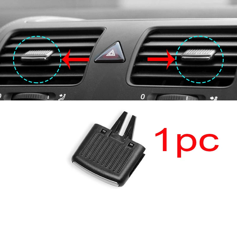 1X Dash AC Air Outlet Vent Grill Adjustment Slide Clip Pick For VW Golf 5 GTI Jetta A5 MK5 GLI Rabbit Sagitar 2006-2011