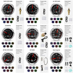 12V 52mm 7-Color Car Gauge Set | Universal Multi-Function Gauge for Boost, Temperatur lifestyle view