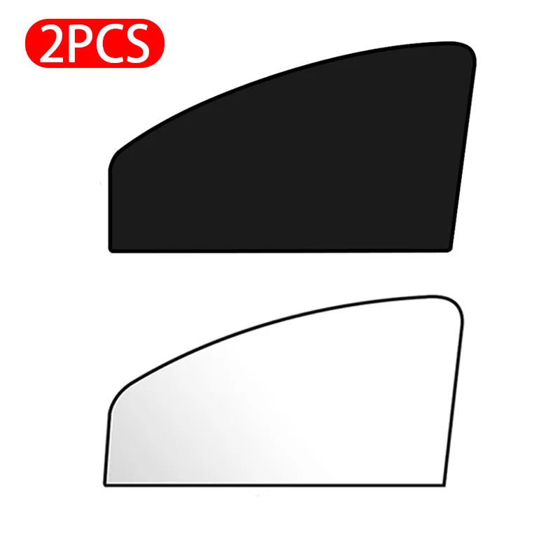 2Pcs Car Side Window Sun Shade Curtains | Magnetic UV Reflective Privacy Sun Protecti lifestyle view
