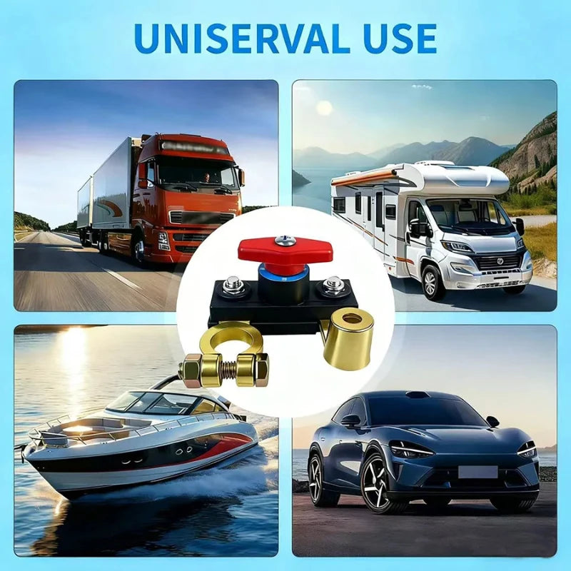 Car Battery Cut Off Switch Disconnect Automatic Circuit Breaker Anti-Leakage Switch additional angle