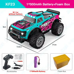 ZWN 1:16/1:20 2.4G Model RC Car With LED Light 2WD Off-road Remote Control Climbing Ve close-up view