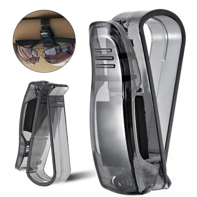 Universal Car Auto Sun Visor Glasses Box Sunglasses Clip Card Ticket Holder Stand Fastener Pen Case