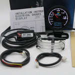 GReddi 7 Color Turbo Boost Gauge | 62mm 2.5 Inch Car Racing Meter with Sensors detail view