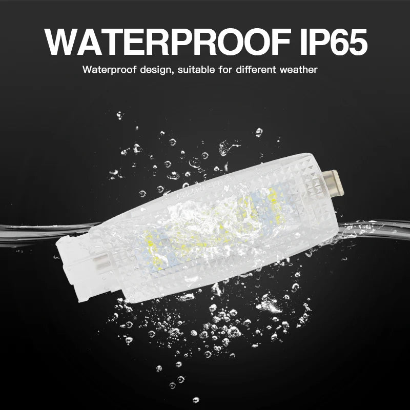 2/10PCS OEM# 1K094710971N For VW Golf 4 5 6 7 Passat B5 B6 B7 Car LED Bulb Interior Sun Visor Vanity Mirror Lamps for Volkswagen