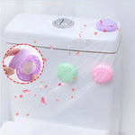 5PCS Round Solid Air Freshener Stick-on Diffuser Box Toilet Diffuser Aroma Long-lasting Deodorizer Bedroom Car Interior Products