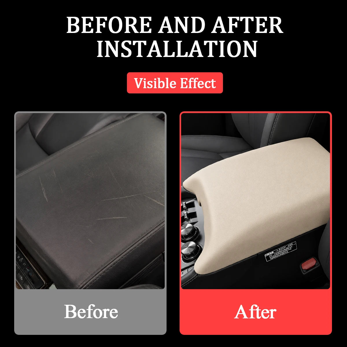 For Lexus LX570 16-21 Silicone Armrest Box Cover Soft Cushion Pad Anti-Slip Waterproo alternate view