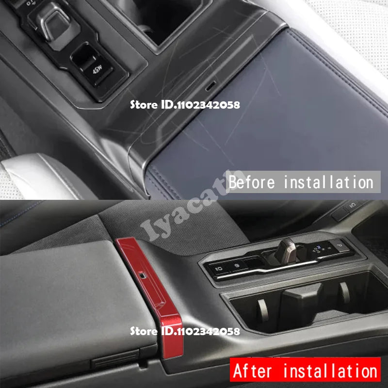 For Toyota RAV4 RAV 4 XA60 2026 2027 Car Interior Center Console Armrest Decor Trim Strip Auto Armrest Box  Strip Accessories