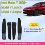USVOTOV Car Door Side Storage Box | Tesla Model Y 2025 2026 Juniper Model 3 Accessorie close-up view