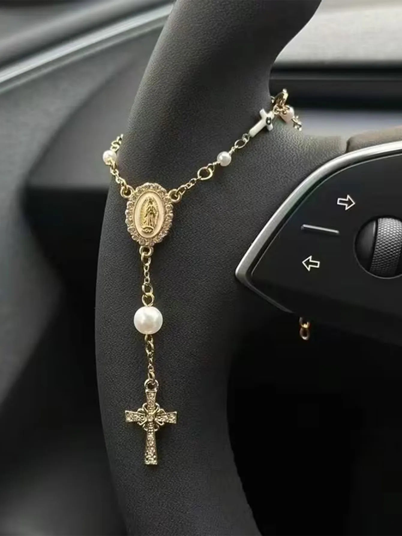 Steering Wheel Bead Ornament | Bead Car Pendant Accessory | Car Decoration | Car Pendant | Unique Ke
