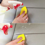 Car Leather Seat Cleaning Brush | Nano Felt Duster Sponge Pad for Interior Care detail view