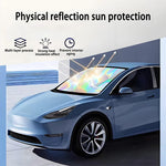 Car Sunshade for Jeep Avenger 4xe EV 2023-2026 | Front Windshield Sun Visor Cover close-up view