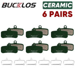 BUCKLOS Ceramic Hydraulic Disc Brake Pads | Wear-Resistant MTB Brake Pads for Shimano detail view