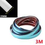 Exterior Car Chrome Body Strip Bumper Auto Door Protector Moulding Styling Trim car additional angle