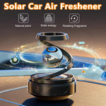 Solar Car Air Freshener Automatic Rotation Dashboard Fragrance Car Perfume Deodorant Oil Diffuser Auto Interiors Accessories