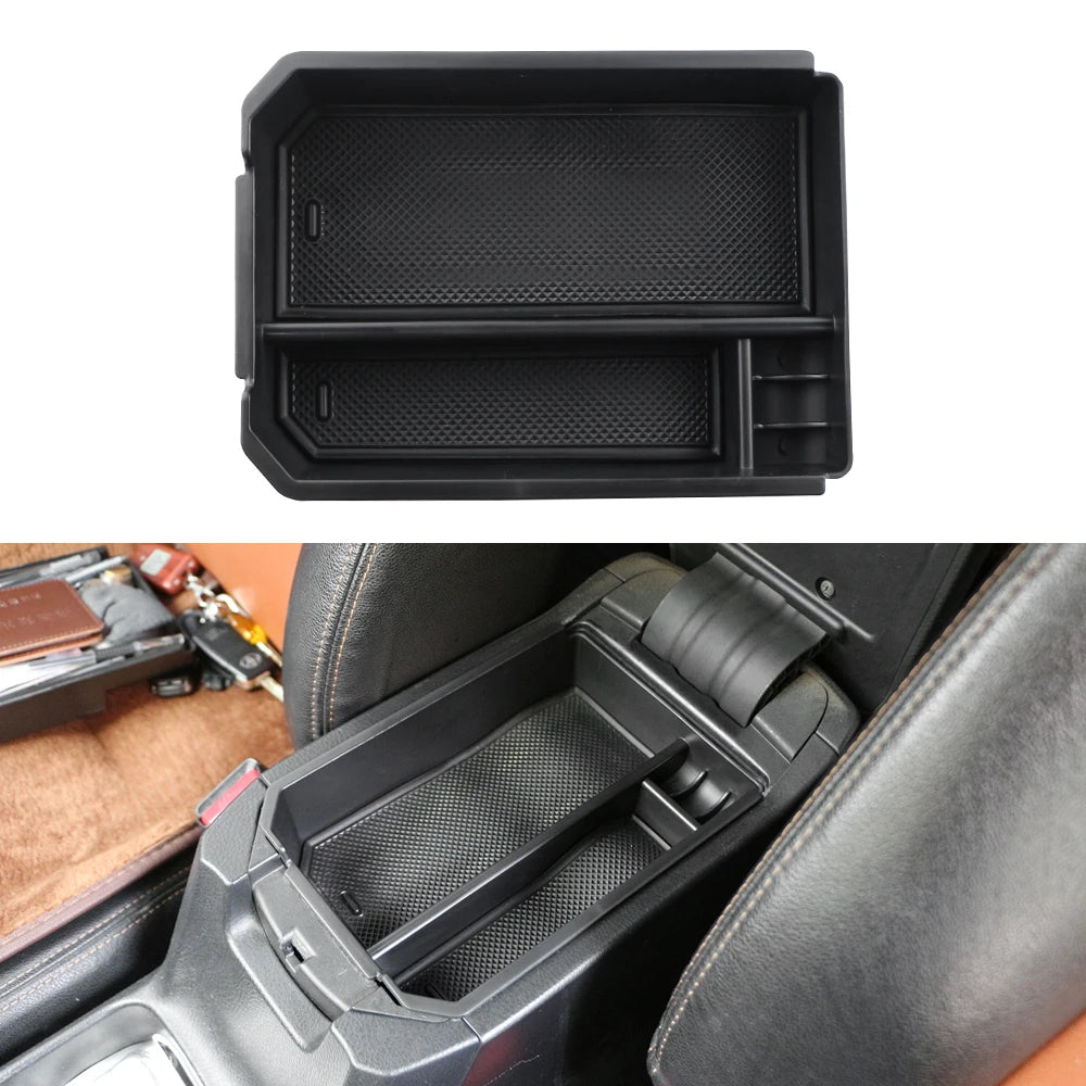 Car Armrest Storage Box for Toyota RAV4 RAV 4 2013 2014 2015 Center Console Tray Case Organizer Interior Accessories