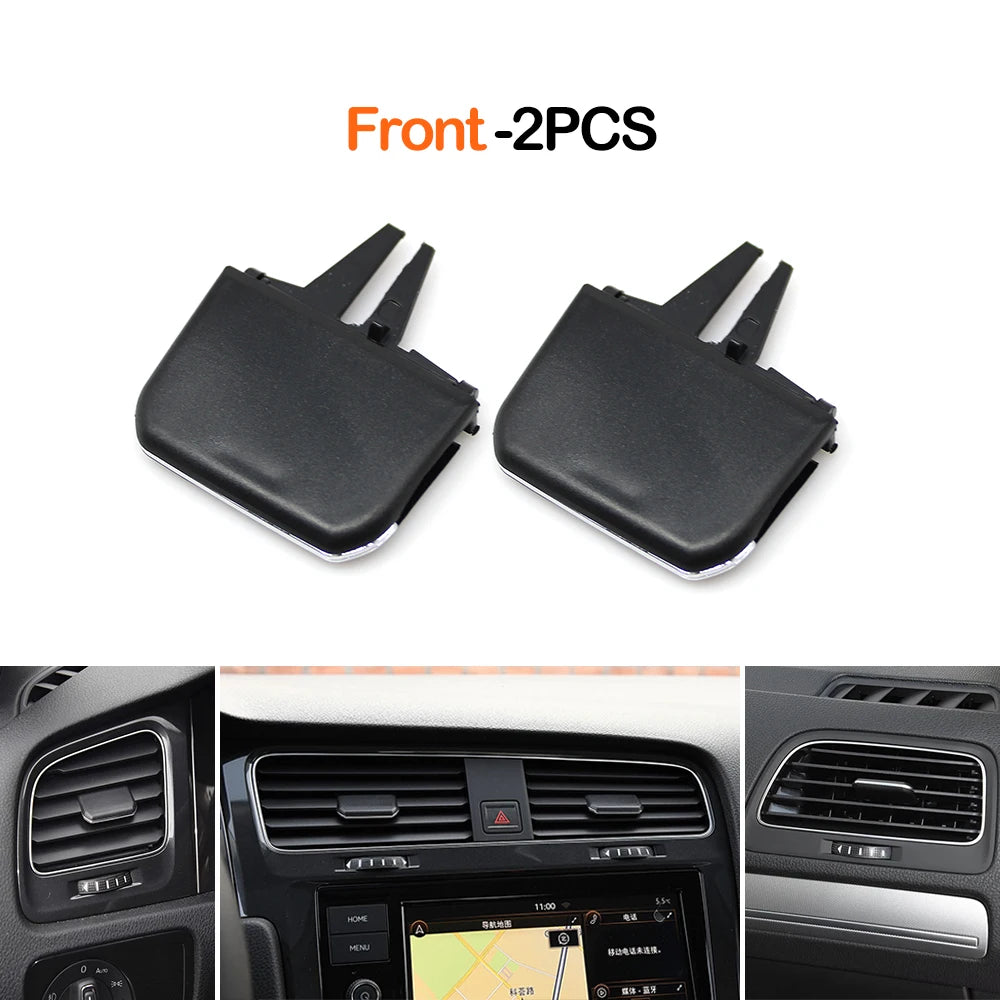  1/2/4PCS Front Rear Left Right Air Conditioner Outlet AC Vent Grille Slider Tab Clip Pick For VW Volkswagen Golf 7 2014-2020