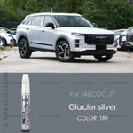 Paint Repair Pen Touch Up Scratch Remover DIY Car Accessories Pearl white Glacier Silv close-up view