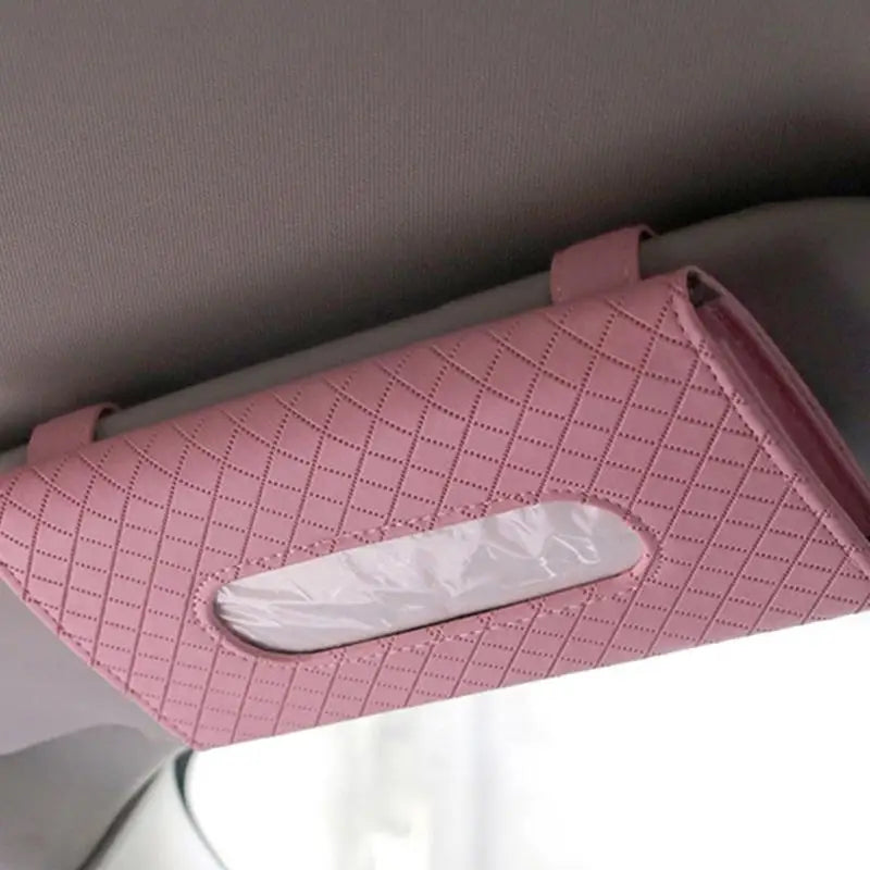 Car Visor Tissue Holder With Tissue Refill