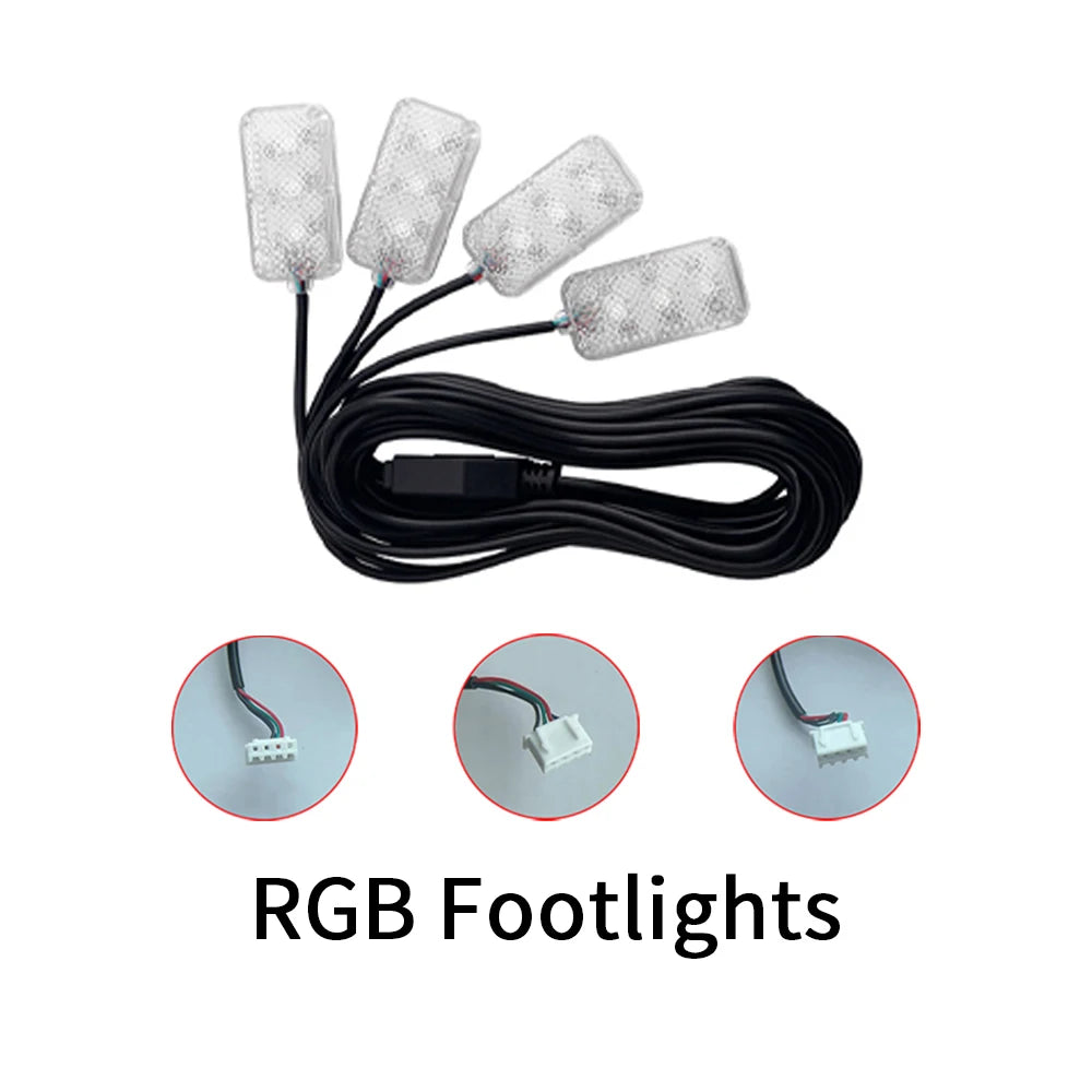RGBIC Symphony LED Car Ambient Light Strip Accessories Replacement Parts for Main C additional angle
