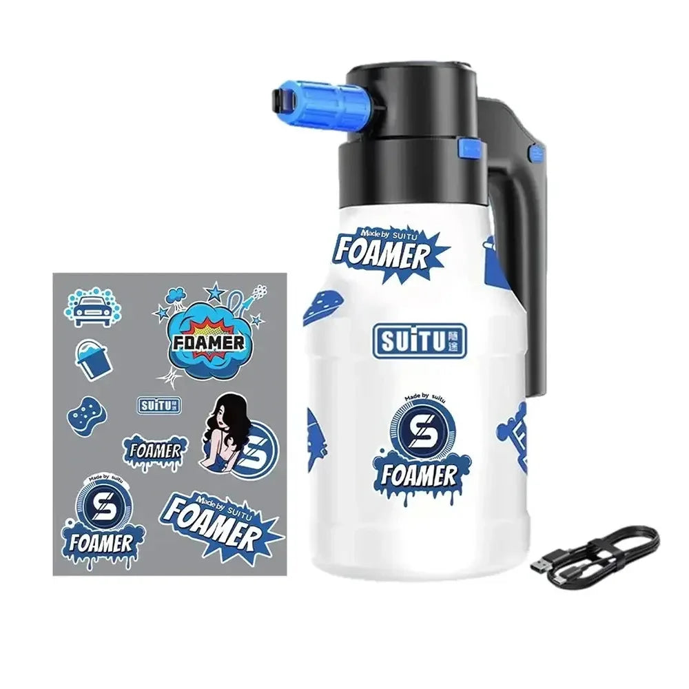 Handheld Car Air Pressure Foam Sprayer | 1.5L Multi-Purpose Spray Pot for Car Wash additional angle