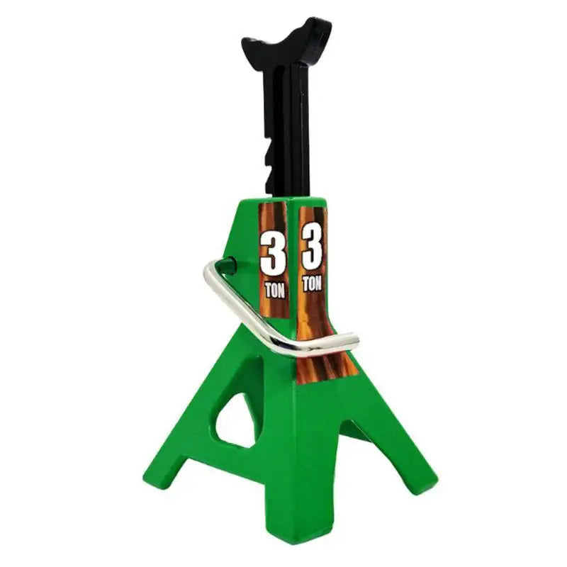 ♥1/10 Scale RC Car Jack Stands – 6T & 3T Mini Metal Jack Stands for RC Crawler Truck lifestyle view