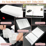 Storage Box for Tesla Model Y Juniper 2025 Accessories Center Console Armrest Storage lifestyle view