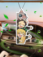 Japanese Cartoon Anime Cute Design Porcupine Demon Hilton Hotel Non-Toxic Car Air Freshener (Sea Salt and Aloe Vera) Car Air Freshener, Infused with Essential Oils | Lasted More Than 60 Days |   Car Vent Clip Fragrance Box Re