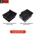 Car Storage Box for Tesla Model 3/Y Highland | Center Console Hidden Organizer alternate view