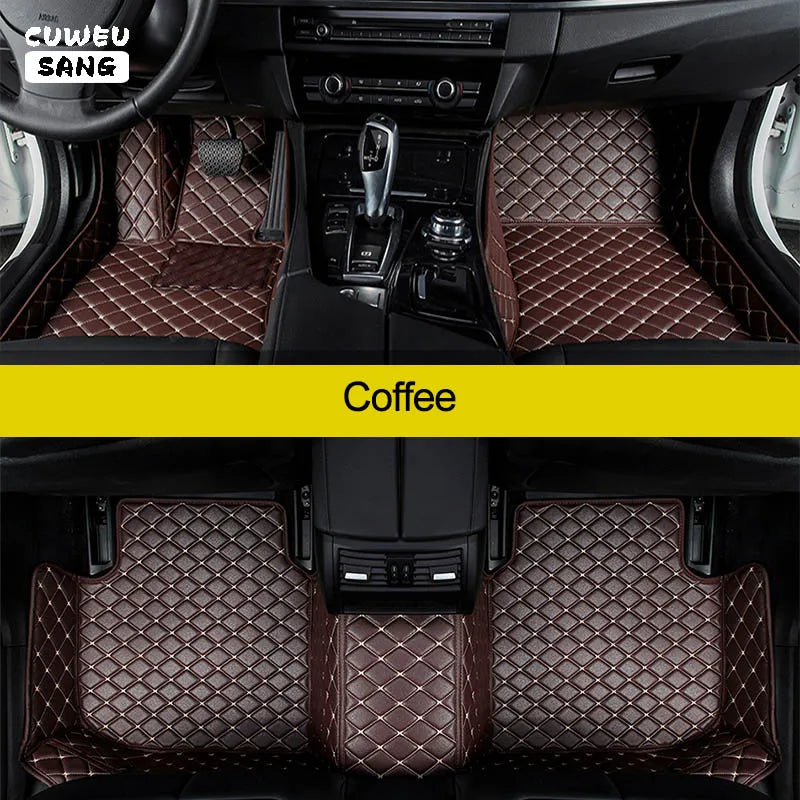 CUWEUSANG Custom Car Floor Mats For Mitsubishi Pajero Sport Auto Carpets Foot Coche Accessorie