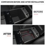 For Hyundai Tucson 2025 2026 Armrest Storage Box Center Console Organizer Tray Plate Container Car Interior Accessories