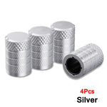 Aluminum Tire Valve Caps 4/8/12 Pack | Corrosion Resistant Universal Stem Covers for Car detail view
