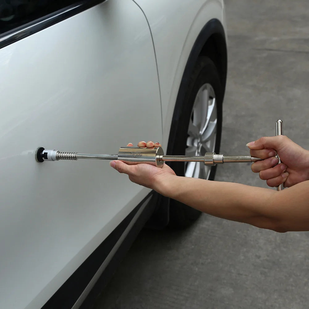 Auto Body Paintless Dent Repair Tool Kit Slide Hammer T-Bar Puller Dent Removal Lifter Tools Car Body Repair Tools for Vehicle