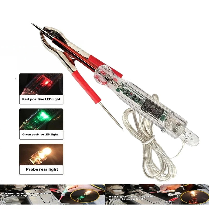 117mm 6V-36V Dual-Color LED Voltage Tester Pen | Auto Circuit Probe Tool