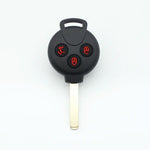 Xinyuexin 3 Buttons Silicone Pad Remote Key Shell Case for Mercedes-Benz Smart Fortwo 45 detail view