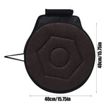 Rotating Car Seat Cushion Round Disc Portable Swivel Seat Cushion EVA Car Seat Pad For Outdoor Home Team Game And Picnic
