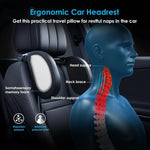 Memory Foam Car Neck Pillow | Adjustable Travel Headrest Support detail view