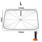Car Windshield Sunshade Umbrella with 360° Rotation Handle