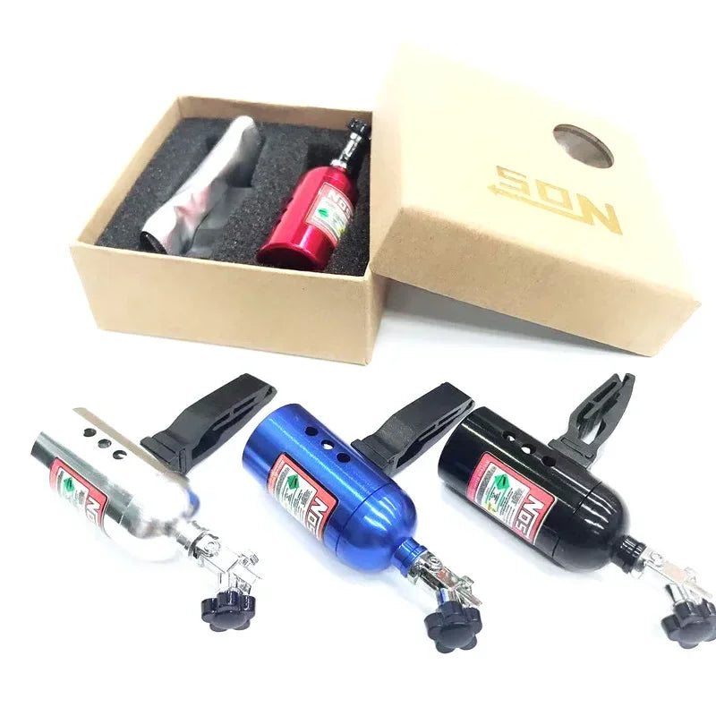 NOS Nitrogen Bottle Car Air Freshener | Vent Clip Aromatherapy for Auto