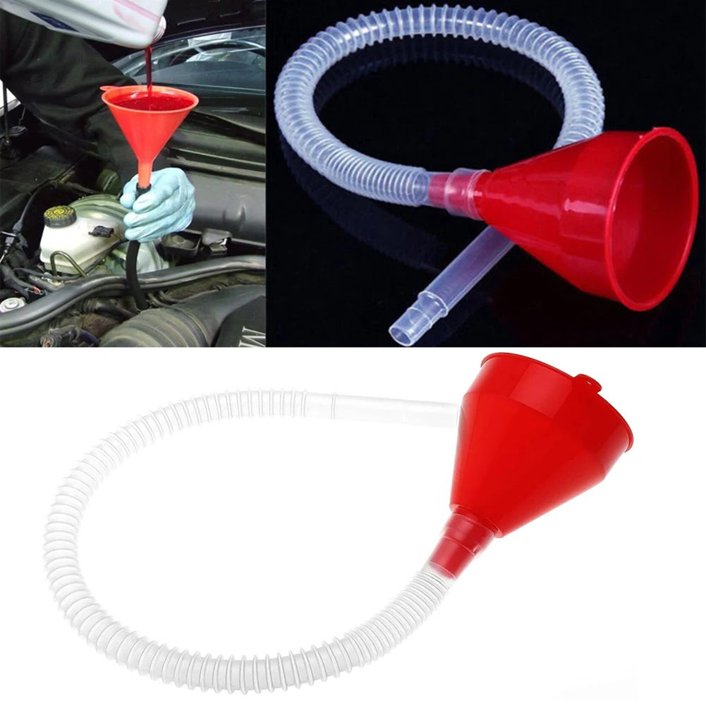 Universal Car Refueling Funnel Telescopic Filling Funnels Car Motorcycle Engine Gasoline Oil Funnels