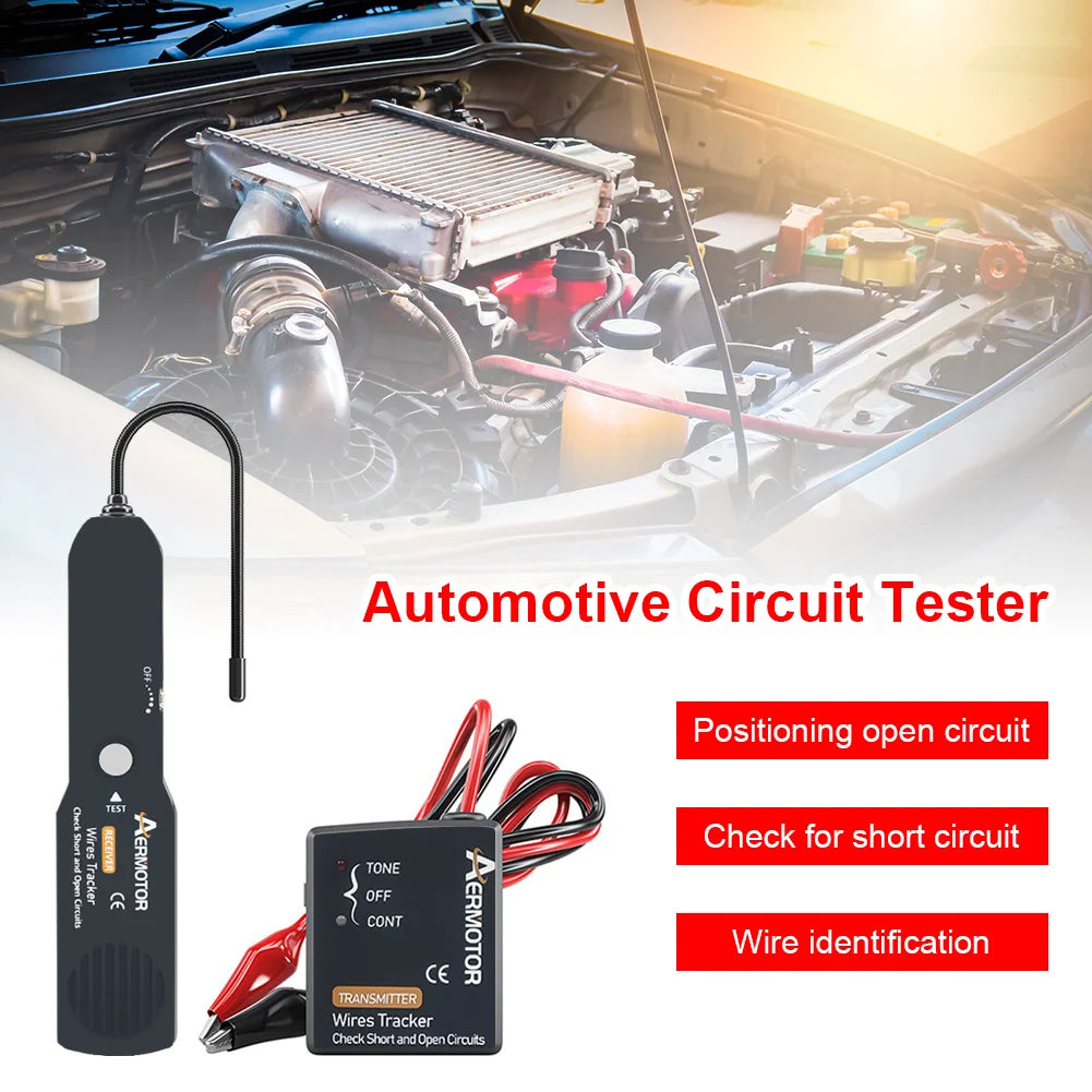 Professional Automotive Short & Open Finder Car Repair Tool Circuit Short Detector Tracer 6-42V DC Diagnose Tool Circuit Tester