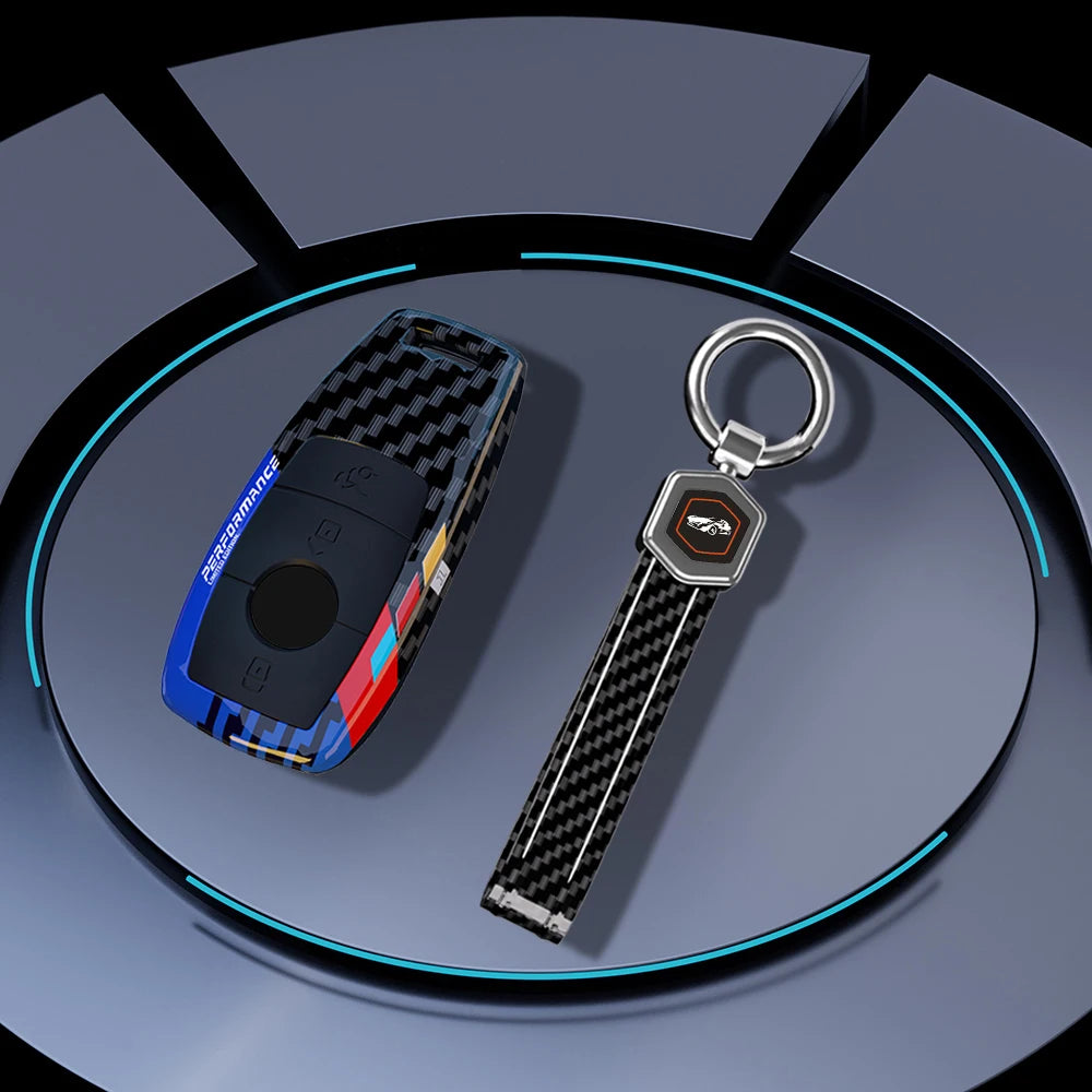 Fashion Car Remote Key Case Cover For Mercedes Benz A C E S G Class GLC CLE CLA GLB GLS W177 W205 W213 W222 X167 AMG