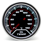 52mm Digital Car Gauge Set | Turbo Boost Oil Temp Water Temp Oil Press Voltage RPM AFR close-up view