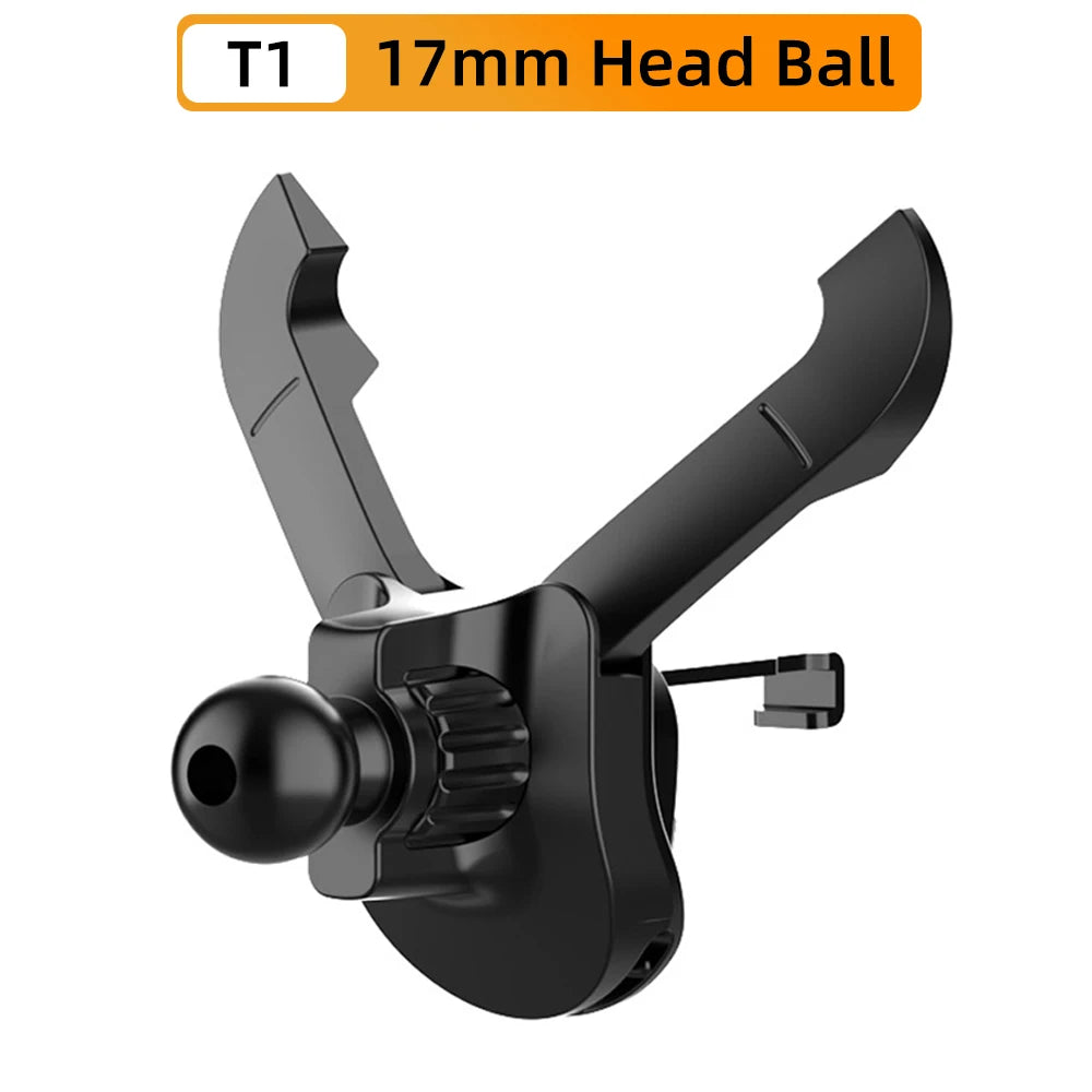 Universal Air Vent Clip Car Mount 17mm Ball Joint close-up view