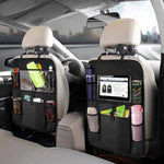 Car Backseat Organizer with Touch Screen Tablet Holder Auto Storage Pockets Cover Car Seat Back Prot