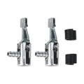 1/2pcs 1/4 Lock On Air Chuck Car Truck Tyre Inflator Valve Air Pump Clip Nozzle Metal alternate view