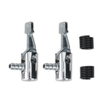 1/2pcs 1/4 Lock On Air Chuck Car Truck Tyre Inflator Valve Air Pump Clip Nozzle Metal alternate view