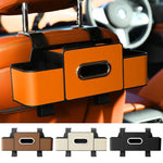 Car Hanging Storage Organizer Box With Cup Holder