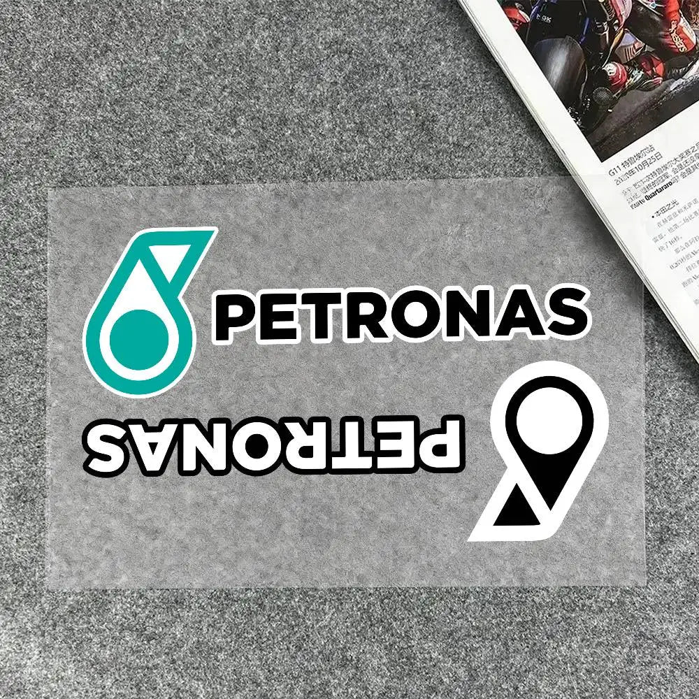 PETRONAS Moto Vinyl Sticker Waterproof Decal for Car Body Bumper Windows Motorcycle L lifestyle view