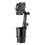 Car Cup Holder Expander with 360 Rotation Phone Mount
